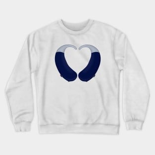 Heart and Hearing Aid Crewneck Sweatshirt